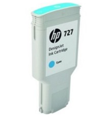 HP F9J76A Картридж  №727, Cyan {DJ T920/T1500/2500/930/1530/2530 (300ml)}