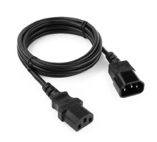 Bion Кабель-удлинитель питания 1.8м, C13-C14 с заземлением, 0.5мм, 6А, черный [BXP-PC-189]