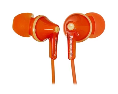 [Наушники] Panasonic RP-HJE125E-D вкладыши канальные, оранжевые