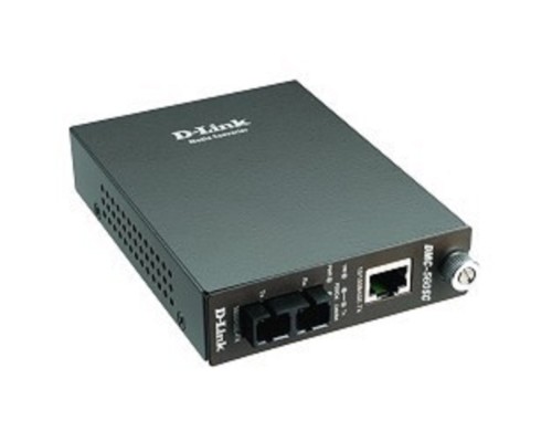 [Сетевое оборудование] D-Link DMC-515SC/D7A(E) Медиаконвертер с 1 портом 10/100Base-TX и 1 портом 100Base-FX с разъемом SC для одномодового оптического кабеля (до 15 км)
