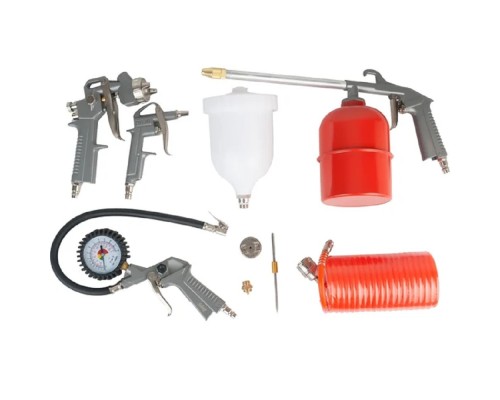 [Пневматическое оборудование] FUBAG Набор пневмоинструмента 5 предметов [120101] {к/р с верхним бачком}