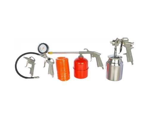 [Пневматическое оборудование] FUBAG Набор пневмоинструмента 5 предметов [120102/8641872] {к/р с нижним бачком}