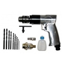 FUBAG DRS142/1800 Пневмодрель [100103] {142л/мин_6.3бар_1800об/мин_1.8кг)_реверс + набор_кейс}