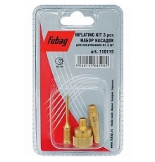 FUBAG Набор насадок для накачивания [110119] {3 предмета_блистер}
