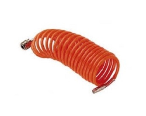 [Пневматическое оборудование] FUBAG Шланг спиральный с фитингами [170025] {рапид_нейлон_10бар_6х8мм_15м}