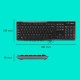 Клавиатура Logitech Keyboard K270 Wireless 920-003757/920-003058