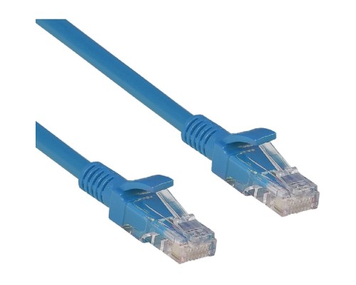 [Коммутационный шнур] Exegate EX241495RUS Патч-корд UTP-RJ45-RJ45-5e-2M-BL, UTP, cat.5e, 2м, синий