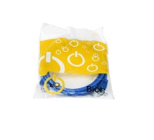 Патч-корд Bion [BPC-U5E101-3M-BL] U/UTP, Cat.5e, AWG 26 (7/0,16мм), CCA, многожильный, PVC, 3м, синий