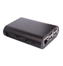 Raspberry 41433 Корпус PI 3/PI 2 model B/ model B+ (Black) овальный, на винтах (41433)