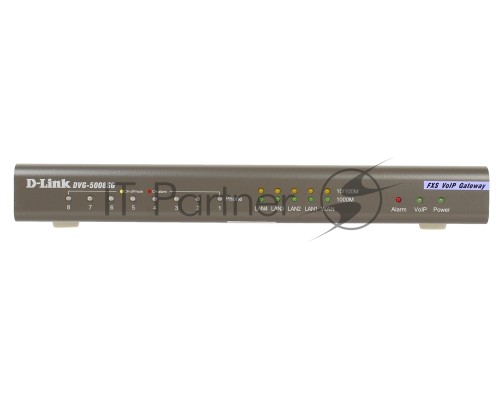 Интернет-телефония D-Link DVG-5008SG/A1A Голосовой шлюз с 8 FXS-портами, 1 WAN-портом 10/100/1000Base-T и 4 LAN-портами 10/1000Base-T