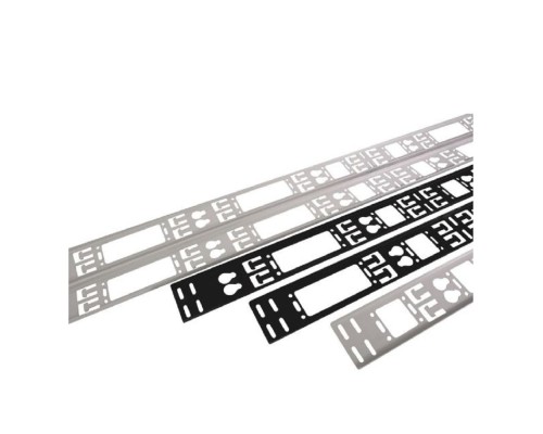 [Аксессуар] ЦМО Вертикальный кабельный органайзер в шкаф, ширина 75 мм 42U, цвет черный (ВКО-М-42.75-9005) 