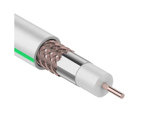 [Кабель] Proconnect (01-2431-10) Кабель SAT 703B+Cu/Al/Cu, (75%), 75 Ом, 10м., белый