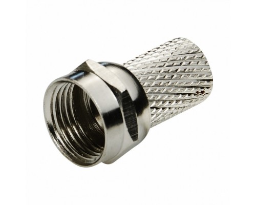 [Разъемы, Проходные адаптеры, Вставки] Rexant (05-4003) F-разъем RG-6  ( 20шт )