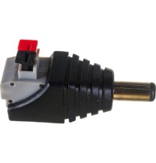 Rexant (14-0314-2) РАЗЪЁМ  питания штекер  2.1х5.5  с быстрозажимной колодкой  (блистер) 