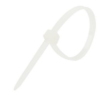 Rexant (07-0150-4) Стяжка кабельная нейлоновая 150x3,6мм, белая (100 шт/уп) 