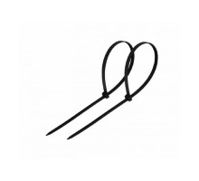 Rexant (07-0151-4) Стяжка кабельная нейлоновая 150x3,6мм, черная (100 шт/уп)