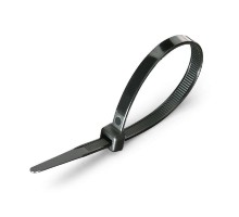 Rexant (07-0201) Хомут nylon 4.0 х 200 мм 100 шт  черный  