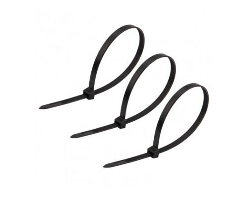 [Стяжки, крепежные материалы, маркеры] Rexant (07-0303) Хомут широкий  nylon 8.0 х 300 мм 100 шт черный