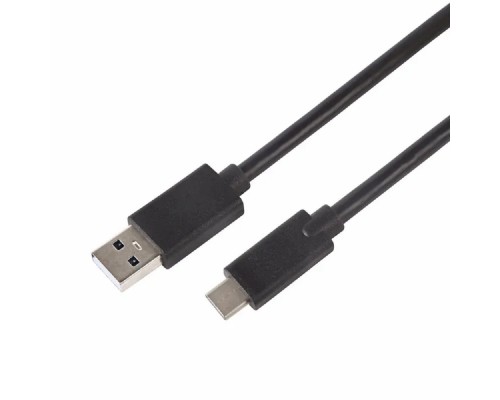 [Кабели] Rexant (18-1881) Кабель USB-A – Type-C, 1А, 1м, ПВХ, черный