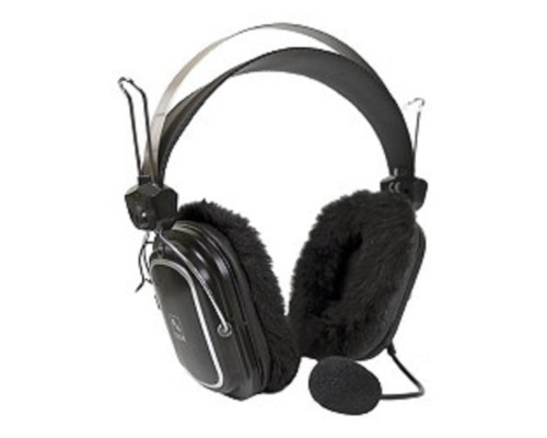 [Наушники] A4Tech HS-60 с микрофоном, 2.5м мониторы, черный