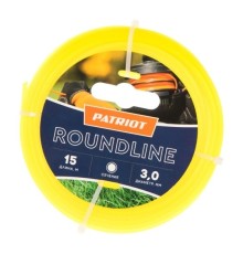 Леска Roundline D 3,0 мм L 15 м [805201019] (круглая, желтая) 300-15-1 на пластиковой обойме, блистерн.тип