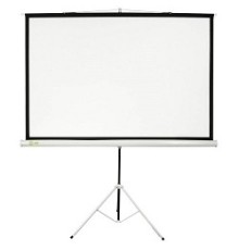 Экран Cactus Triscreen CS-PST-124x221 124.5 x 221см 16:9 напольный рулонный белый/черный