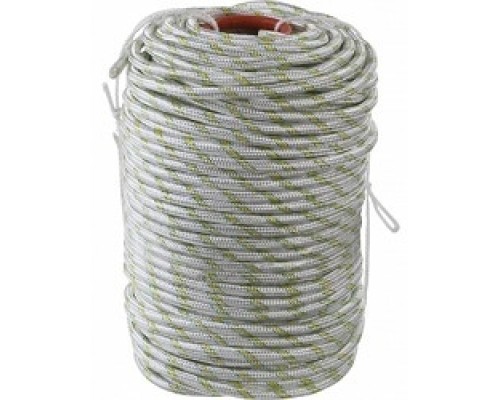 [Шнуры и фалы] Фал плетёный капроновый СИБИН 24-прядный с капроновым сердечником, диаметр 10 мм, бухта 100 м, 1300 кгс [50220-10]