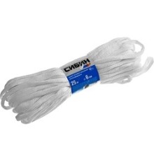 СИБИН Шнур хозяйственный , полиэфирный, длина 25 м, диаметр - 6мм [50266]