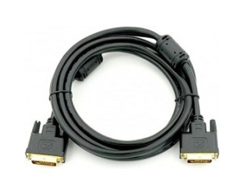[кабели] Exegate EX191096RUS Кабель DVI dual link (25M-25M) 5м Exegate, 2 фильтра, позолоченные контакты