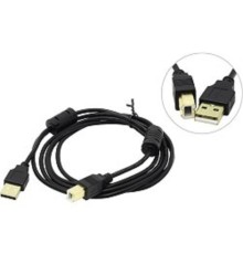 Exegate EX138946RUS Кабель USB 2.0 A-->B 1.8м Exegate 2 фильтра, позолоченные контакты