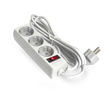 Exegate EX221184RUS Сетевой фильтр Exegate SP-3-5W (3 розетки, 5м, евровилка, белый)