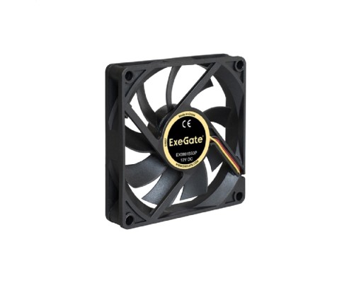 [Вентиляторы] Exegate EX180973RUS Вентилятор ExeGate Mirage-S 80x80x15 подшипник скольжения, 2000 RPM, 23dB, 3pin