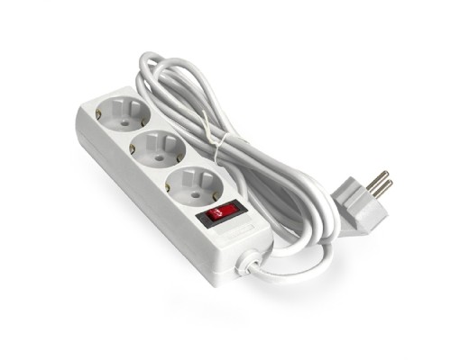 [Сетевой фильтр] Exegate EX221178RUS Сетевой фильтр Exegate SP-3-1.8W (3 розетки, 1.8м, евровилка, белый)