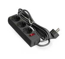 Exegate EX221182RUS Сетевой фильтр Exegate SP-3-5B (3 розетки, 5м, евровилка, черный)