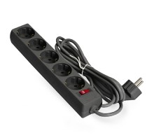 Exegate EX221175RUS Сетевой фильтр Exegate SP-5-1.8B (5 розеток, 1.8м, евровилка, черный)