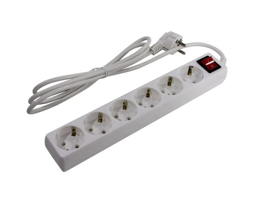 [Сетевой фильтр] Exegate EX119392RUS Сетевой фильтр Exegate SP-6-3G (6 розеток, 3м, евровилка, серый)