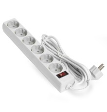 Exegate EX221229RUS Сетевой фильтр Exegate SP-6-5W (6 розеток, 5м, евровилка, белый)