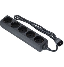 Exegate EX221201RUS Сетевой фильтр Exegate SPU-5-1.2B (5 розеток, 1.2м, UPS вилка, черный)