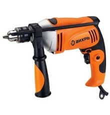 ВИХРЬ ДУ-1100 Дрель ударная [72/8/4] { 1100 Вт, сталь, бетон, дерево 10мм, 13мм, 25мм, 0-3000 об/мин, 2,3 кг }