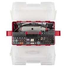 ЗУБР Гравер [ЗГ-130ЭК H242] { электрический с набором мини-насадок в кейсе, 242 предмета }