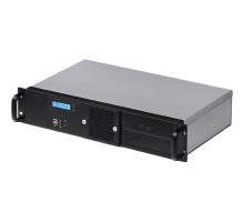 Procase GM225F-B-0 Корпус 2U Rack server case, черный, панель управления, без блока питания, глубина 250мм, MB 6.7