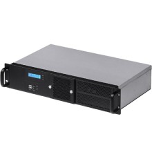 Procase GM225F-B-0 Корпус 2U Rack server case, черный, панель управления, без блока питания, глубина 250мм, MB 6.7