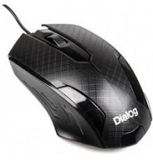Мышь Dialog Pointer MOP-07U Black USB, оптическая, 3 кнопки + ролик