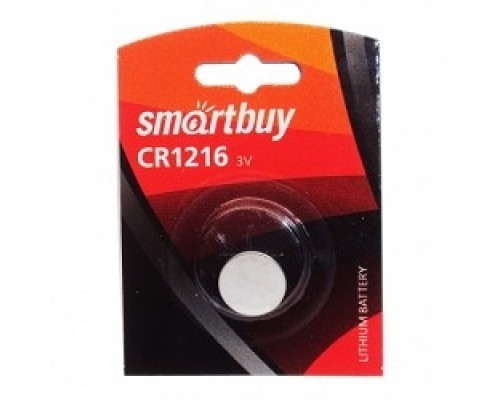 [Батарейка] Smartbuy CR1216/1B (12/720) (SBBL-1216-1B)  (1 шт. в уп-ке)