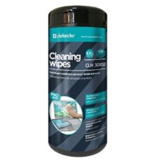 DEFENDER Влажные чистящие салфетки  CLN 30102 PRO в пласт. тубе, 100шт.