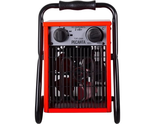 [Тепловые пушки] Ресанта ТЭП-2000 [67/1/1] Тепловая электрическая пушка { квадратная, 220В, 650/1300/2000 Вт, 4,7 кг }