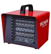Ресанта ТЭПК-2000 [67/1/21] Тепловая электрическая пушка { 220В, 50Гц, керам.нагревательный элемент, Мощность 2 кВт, Номинальный ток 8,7А, 2 режима работы, Защита от перегрева }