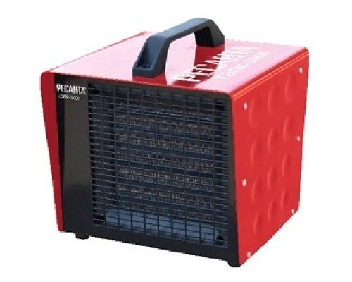 [Тепловые пушки] Ресанта ТЭПК-3000 [67/1/22] Тепловая электрическая пушка { 220В, 50Гц, керам.нагревательный элемент, Мощность 3 кВт, Номинальный ток 8,7А, 2 режима работы, Защита от перегрева }