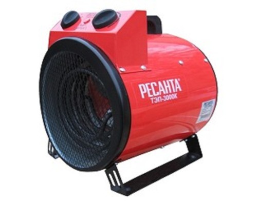 [Тепловые пушки] Ресанта ТЭП-3000К [67/1/8] Тепловая электрическая пушка { круглая, 220В, вентилятор/3000 Вт, 5,1 кг }