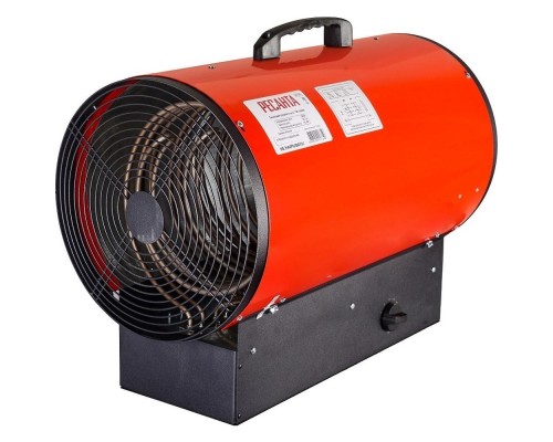 [Тепловые пушки] Ресанта ТЭП-15000К [67/1/11] Тепловая электрическая пушка { круглая, 380В, вентилятор/5/10/15 кВт, 22,3 кг }